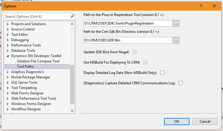 Value can not be null : Error while creating plugin using D365 dev ...