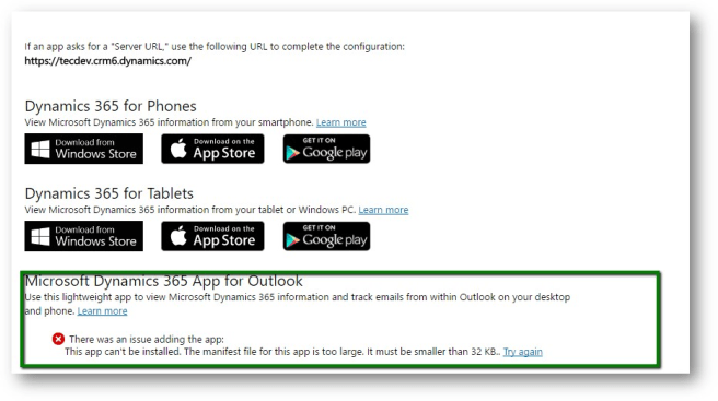 D365_App_For_Outlook_Error